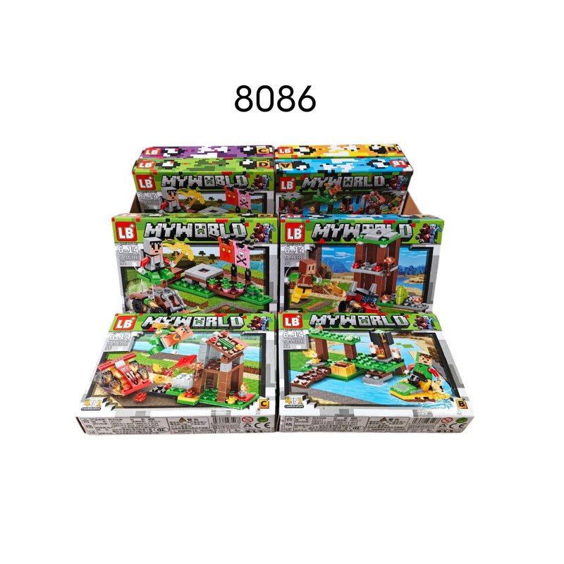 KLOCKI 90PCS MY WORLD KLOCKI 90PCS MY WORLD