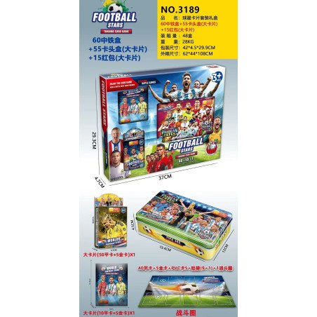 ZESTAW PIŁKARSKIE KARTY FOOTBALL STARS