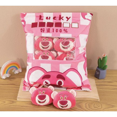PODUSZKA PUDDING Z MASKOTKAMI DOO RZUCANIA RED BEAR