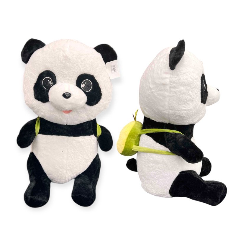 PLUSZOWA MASKOTKA PANDA Z PLECAKIEM 60CM PLUSZOWA MASKOTKA PANDA Z PLECAKIEM 60CM