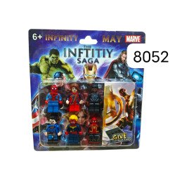 ZESTAW 6SZT FIGUREK AVENGERS