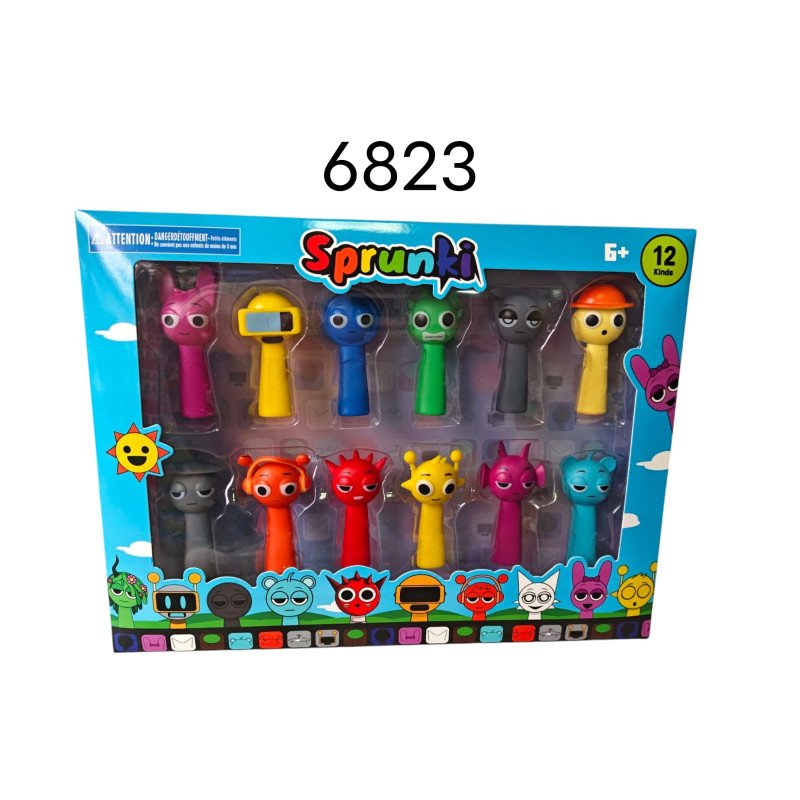 ZESTAW 12SZT FIGUREK SPRUNKI ZESTAW 12SZT FIGUREK SPRUNKI