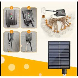 LAMPA SOLARNA OGRODOWA DEKORACYJA