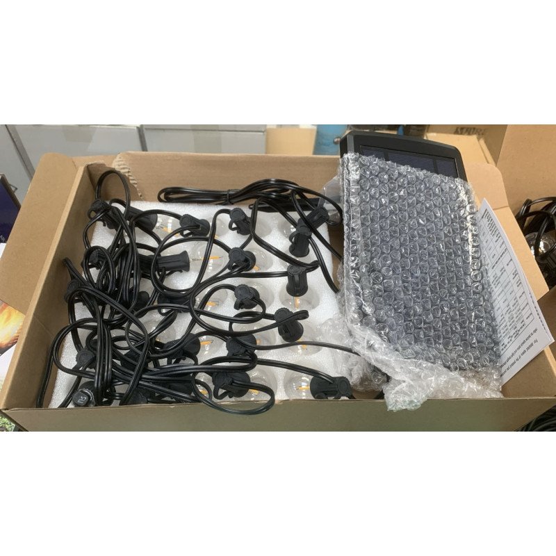 GIRLANDA SOLARNA LAMPKI OGRODOWE 25 LED PANEL SOLARNY GIRLANDA SOLARNA LAMPKI OGRODOWE 25 LED PANEL SOLARNY