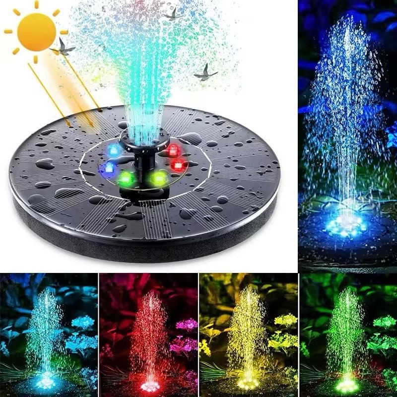 FORTANNA SOLARNA POMPA WODNA KOLOROWE DIODY LED FORTANNA SOLARNA POMPA WODNA KOLOROWE DIODY LED
