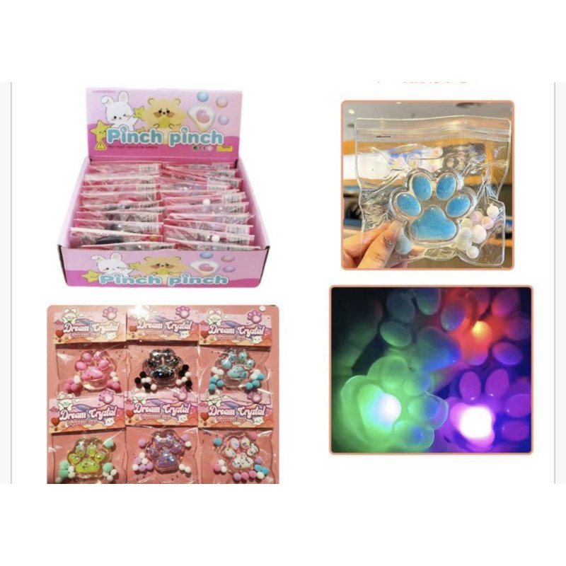 SQUISHY GNIOTEK ŁAPKI ŚWIECĄCE SQUISHY GNIOTEK ŁAPKI ŚWIECĄCE