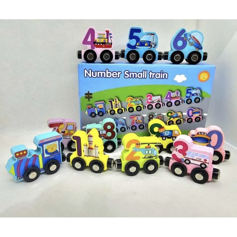 DREWNIANA TRAFFIC MAGNETIC NUMBER SMALL TRAIN DREWNIANA TRAFFIC MAGNETIC NUMBER SMALL TRAIN