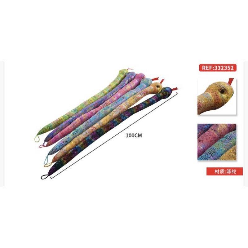 PLUSZOWA MASKOTKA WĘŻE 100CM