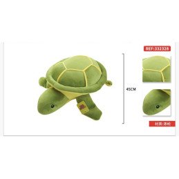 PLUSZOWA MASKOTKA ŻÓŁW 45CM