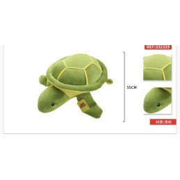 PLUSZOWA MASKOTKA ŻÓŁW 55CM