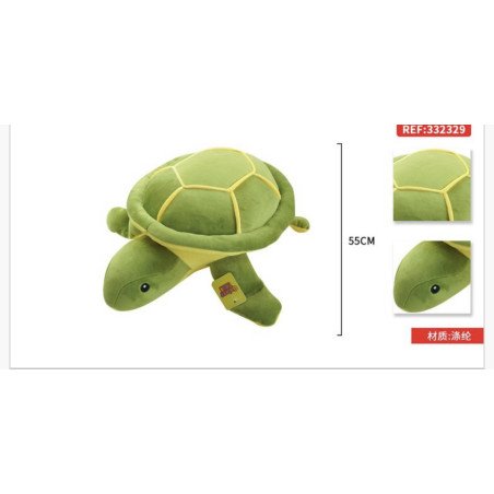 PLUSZOWA MASKOTKA ŻÓŁW 55CM