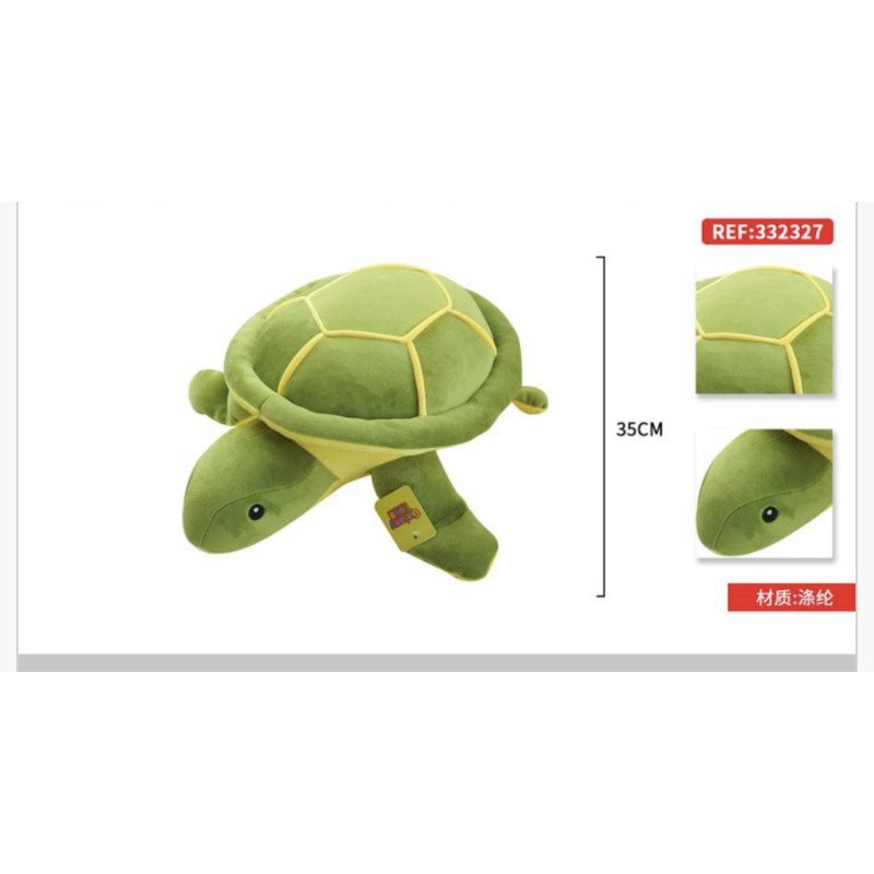 PLUSZOWA MASKOTKA ŻÓŁW 32CM PLUSZOWA MASKOTKA ŻÓŁW 32CM
