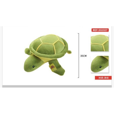 PLUSZOWA MASKOTKA ŻÓŁW 32CM