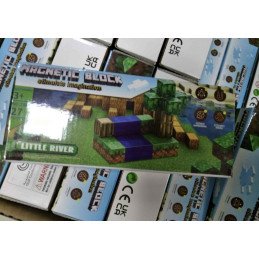 KLOCKI 27PCS MAGNETYCZNE MINECRAFT