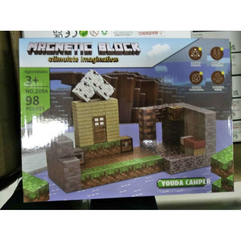 KLOCKI 98PCS MAGNETYCZNE MINECRAFT KLOCKI 98PCS MAGNETYCZNE MINECRAFT