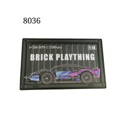 KLOCKI 1280PCS+ 1:14 BRICK PLAYTHING SUPER CAR