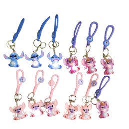 BRELOK GUMOWY STITCH ŚWIECĄCE