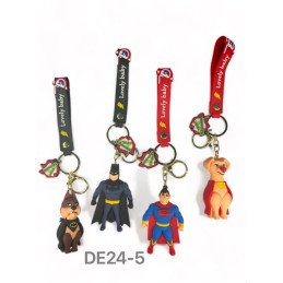 BRELOK GUMOWY SUPERMAN, BATMAN