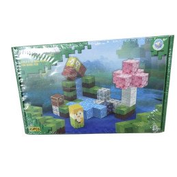 KLOCKI 48PCS MAGNETYCZNE MINECRAFT