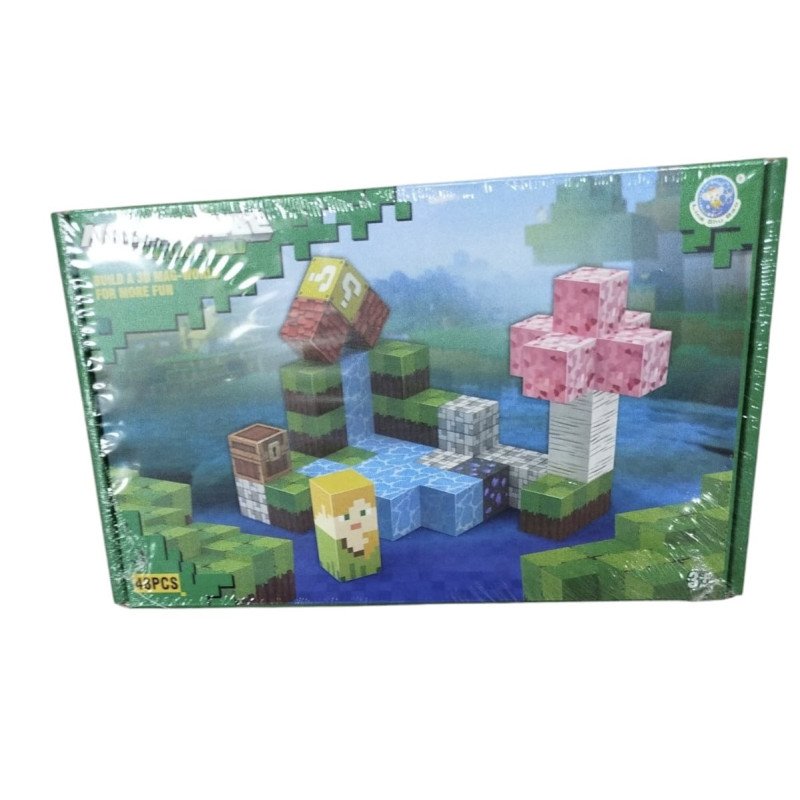 KLOCKI 48PCS MAGNETYCZNE MINECRAFT KLOCKI 48PCS MAGNETYCZNE MINECRAFT