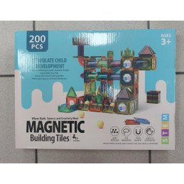 KLOCKI 200PCS MAGNETYCZNE BUILDING TILES