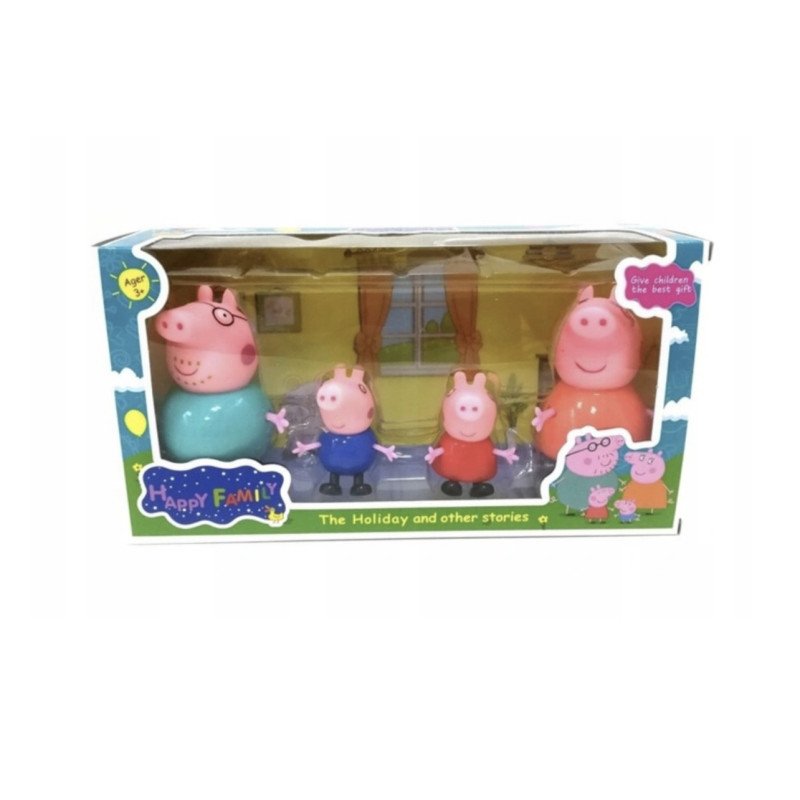 ZESTAW 4SZT FIGURKI ŚWINKA PEPPA ZESTAW 4SZT FIGURKI ŚWINKA PEPPA