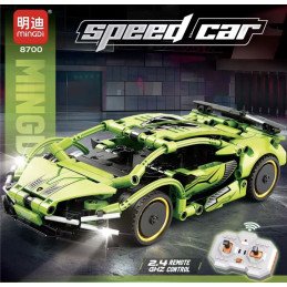 KLOCKI 304PCS ZDALNIE STEROWANY SPEED CAR