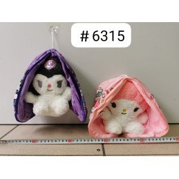 PLUSZOWA MASKOTKA KUROMI I MELODY W JAJKO