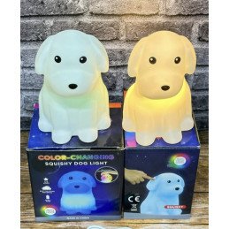 SQUISHY PIESEK SILIKONOWA MIĘKKA LAMPA NOCNA LED NA USB