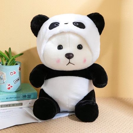 PODUSZKA MASKOTKA MIŚ PANDA Z KOCEM