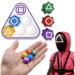 SQUID GAME KOSTKI KOŚCI DO GRY W GONGGI CONGGI KOREAŃSKA GRA