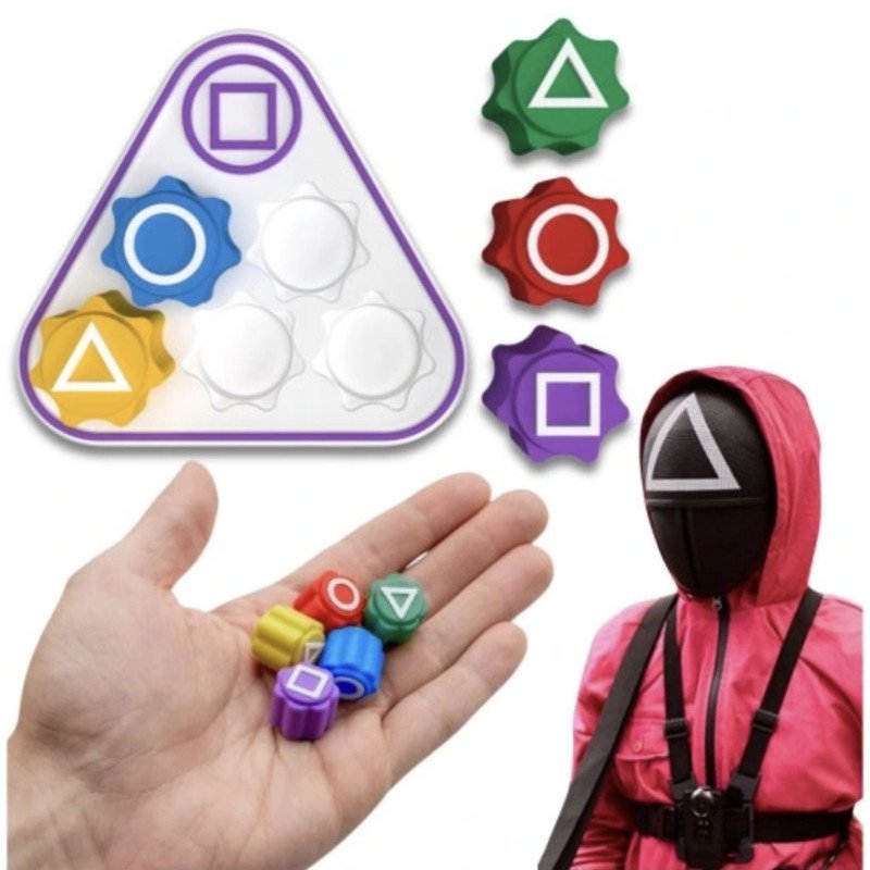 SQUID GAME KOSTKI KOŚCI DO GRY W GONGGI CONGGI KOREAŃSKA GRA SQUID GAME KOSTKI KOŚCI DO GRY W GONGGI CONGGI KOREAŃSKA GRA