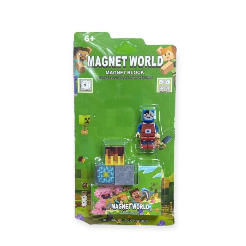 ZESTAW FIGUREK MAGNETYCZNE MINECRAFT ZESTAW FIGUREK MAGNETYCZNE MINECRAFT
