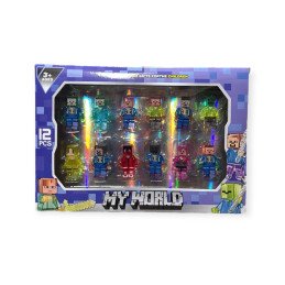 ZESTAW 12SZT FIGUREK MY WORLD
