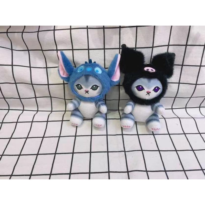 BRELOK PLUSZAK KOTY STITCH KUROMI