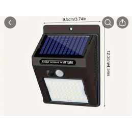 LAMPA SOLARNA 20LED Z CZUJNIKIEM ZMIERZCHU I RUCHU