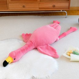 PODUSZKA MASKOTKA FLAMINGO Z KOCEM