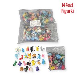 ZESTAW 144SZT FIGURKI POKEMON