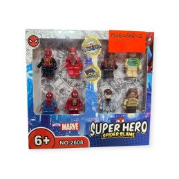 ZESTAW 8SZT FIGUREK SUPER HERO