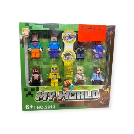 ZESTAW 8SZT FIGUREK MY WORLD