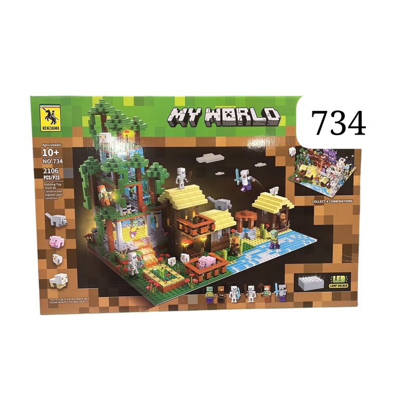 KLOCKI 2106PCS MY WORLD