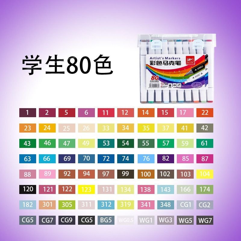MARKERY 80SZT FLAMASTRY DWUSTRONNE PISAK ALKOHOL MARKERY 80SZT FLAMASTRY DWUSTRONNE PISAK ALKOHOL