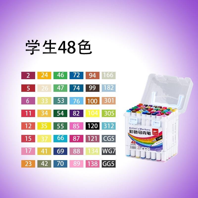 MARKERY 48SZT FLAMASTRY DWUSTRONNE PISAK ALKOHOL MARKERY 48SZT FLAMASTRY DWUSTRONNE PISAK ALKOHOL