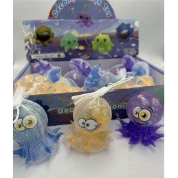 SQUISHY GNIOTEK OŚMIORNICA LED