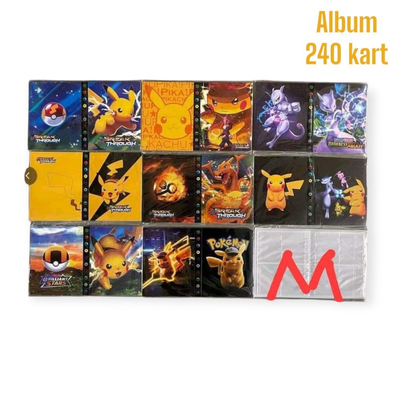 POKEMON ALBUM NA KARTY KOLEKJONERSKIE 240 KART POKEMON ALBUM NA KARTY KOLEKJONERSKIE 240 KART
