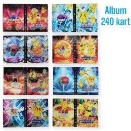 POKEMON 3D ALBUM NA KARTY KOLEKJONERSKIE 240 KART