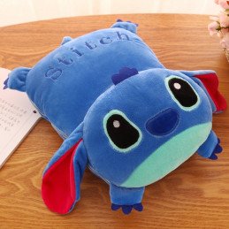 PODUSZKA MASKOTKA STITCH Z KOCEM