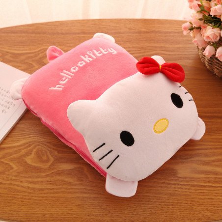 PODUSZKA MASKOTKA HELLO KITTY Z KOCEM