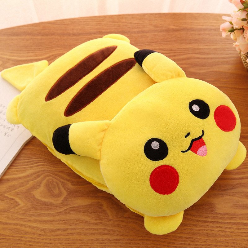 PODUSZKA MASKOTKA PIKACHU Z KOCEM PODUSZKA MASKOTKA PIKACHU Z KOCEM