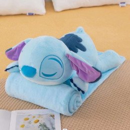 PODUSZKA MASKOTKA STITCH Z KOCEM